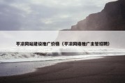 平凉网站建设推广价格（平凉网络推广主管招聘）