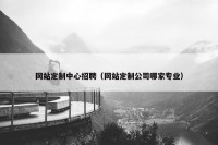 网站定制中心招聘（网站定制公司哪家专业）