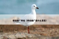 移动推广网站（移动推广是什么意思）