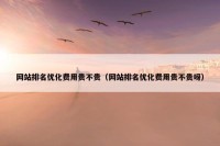 网站排名优化费用贵不贵（网站排名优化费用贵不贵呀）