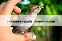 DW网页设计哪一版比较好，dw网页设计教程视频