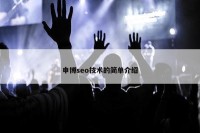 申博seo技术的简单介绍