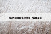 宜兴大型网站定制五星服务（宜兴五星级）