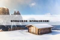 制作网站注册流程（制作网站注册流程图）