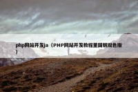 php网站开发ja（PHP网站开发教程董国钢双色版）