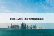 老域名seo优化（老域名对排名有影响吗）