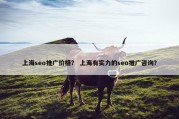 上海seo推广价格？ 上海有实力的seo推广咨询？