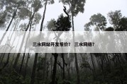 三水网站开发报价？ 三水网络？