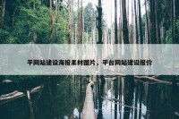 平网站建设海报素材图片，平台网站建设报价