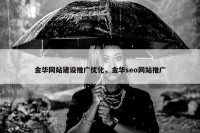 金华网站建设推广优化，金华seo网站推广