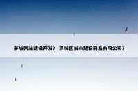 芗城网站建设开发？ 芗城区城市建设开发有限公司？