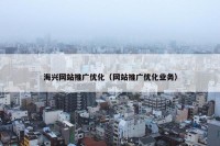 海兴网站推广优化（网站推广优化业务）