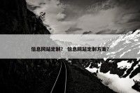 信息网站定制？ 信息网站定制方案？