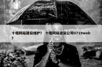 十堰网站建设维护？ 十堰网站建设公司0719web？