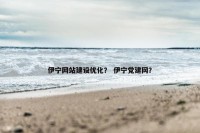 伊宁网站建设优化？ 伊宁党建网？