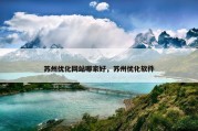 苏州优化网站哪家好，苏州优化软件