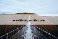 seo技引擎优化，seo引擎优化平台