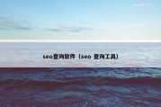seo查询软件（seo 查询工具）