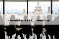 广州企业网站推广哪家专业，广州网络公司推广