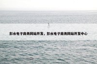 彭水电子商务网站开发，彭水电子商务网站开发中心