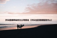 沙头健康网站优化公司排名（沙头社区健康服务中心）