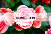 seo必要点，seo重要性