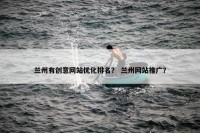 兰州有创意网站优化排名？ 兰州网站推广？