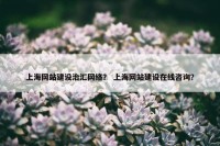 上海网站建设治汇网络？ 上海网站建设在线咨询？