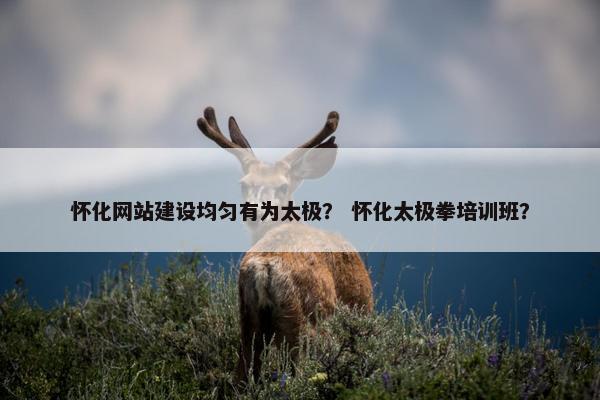 怀化网站建设均匀有为太极？ 怀化太极拳培训班？