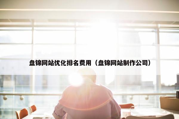 盘锦网站优化排名费用（盘锦网站制作公司）