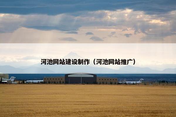 河池网站建设制作（河池网站推广）