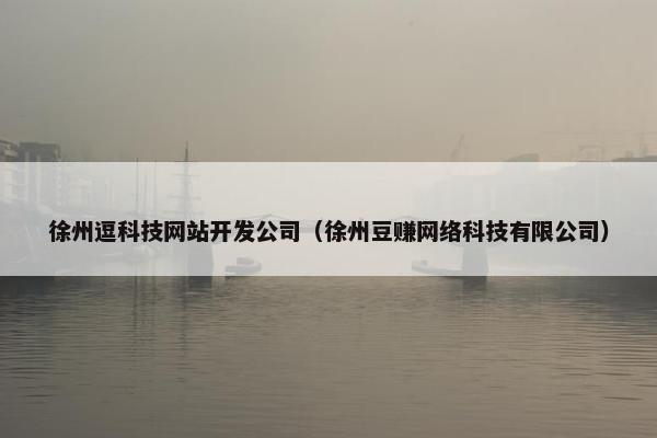 徐州逗科技网站开发公司（徐州豆赚网络科技有限公司）