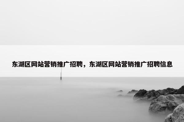 东湖区网站营销推广招聘，东湖区网站营销推广招聘信息