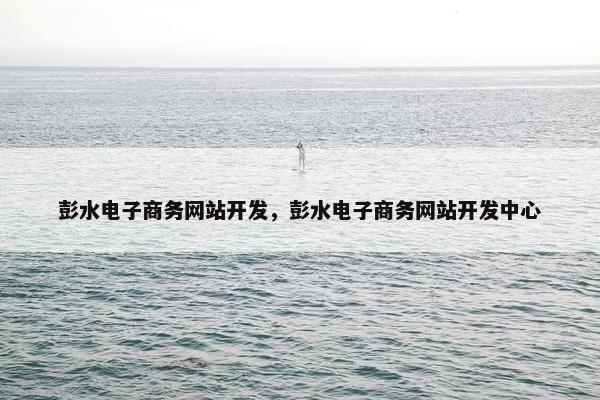 彭水电子商务网站开发，彭水电子商务网站开发中心