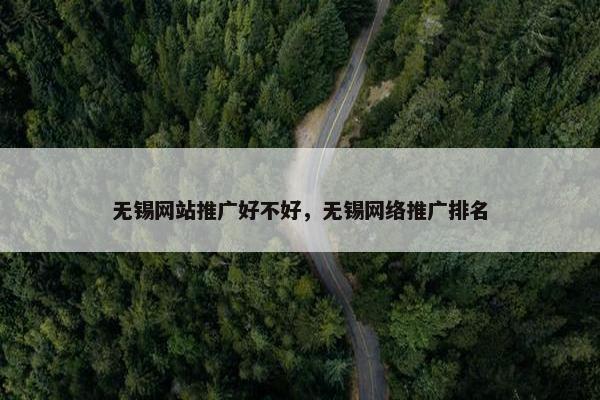 无锡网站推广好不好，无锡网络推广排名
