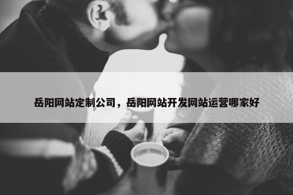 岳阳网站定制公司，岳阳网站开发网站运营哪家好