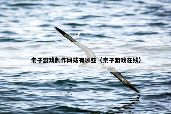 亲子游戏制作网站有哪些（亲子游戏在线）