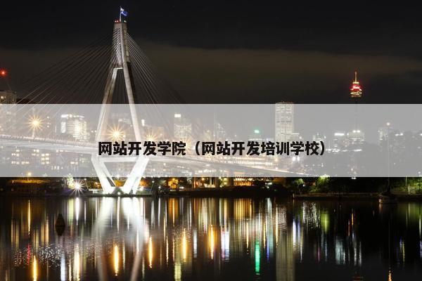 网站开发学院（网站开发培训学校）
