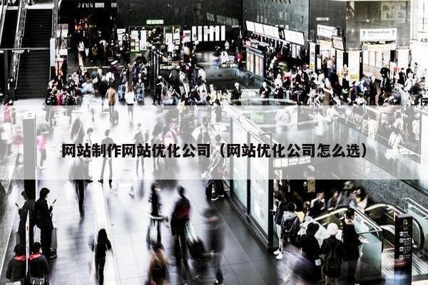 网站制作网站优化公司（网站优化公司怎么选）
