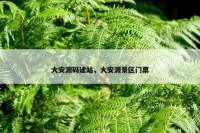 大安源码建站，大安源景区门票