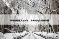 珠海网站开发怎么做，珠海网站公司哪家好