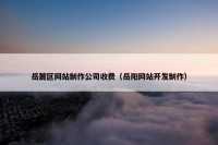 岳麓区网站制作公司收费（岳阳网站开发制作）