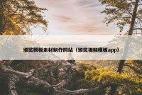 颁奖模板素材制作网站（颁奖视频模板app）