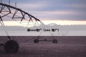 解seo推广（seo 推广）