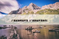 广西定制网站开发（广西网站开发制作）