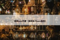 郑州seo代理（郑州实力seo推荐）