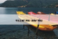 可以上推广网站（做推广网站）