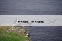 seo演算法（seo算法教程）
