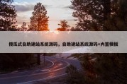 傻瓜式自助建站系统源码，自助建站系统源码+内置模板