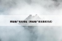 网站推广优化地址（网站推广优化联系方式）